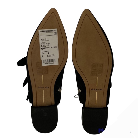 Dolce Vita Black Suede Flats - Picture 5 of 8